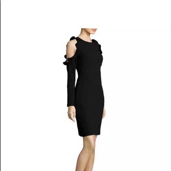 Black Halo Rocco Cold Shoulder Sheath Dress - Picture 1 of 3